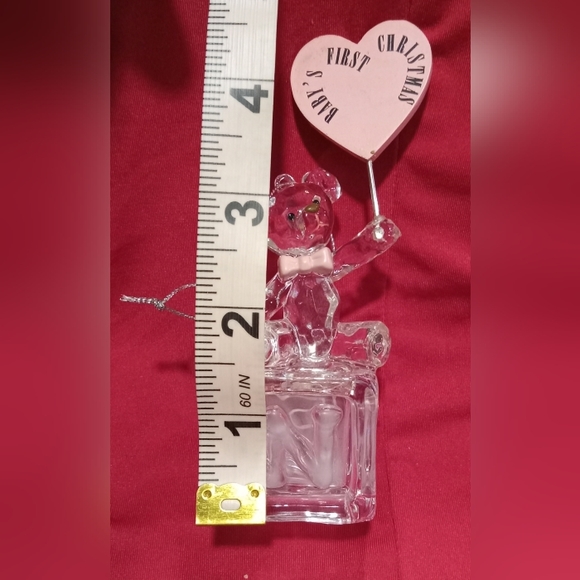 Babys first Christmas Baby Bear word block ornament - Picture 6 of 6